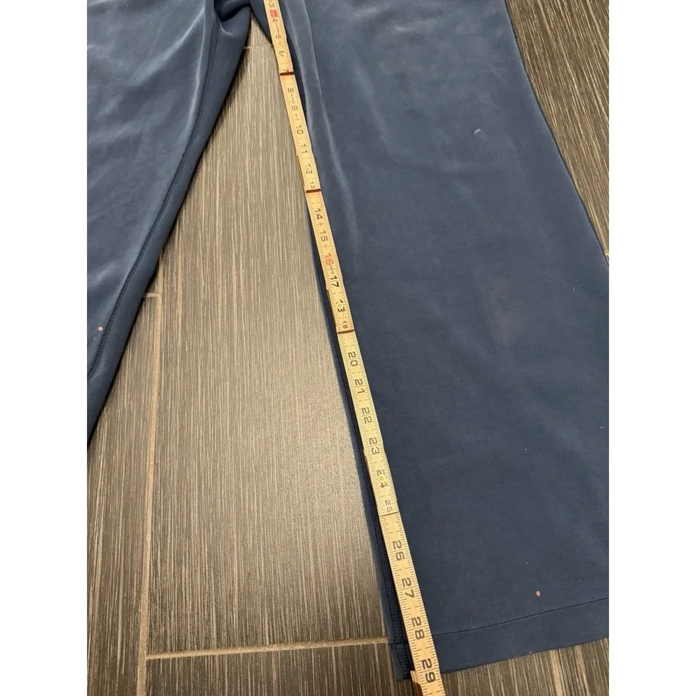 Lululemon Softstreme High-Rise Pant Regular Sz 14 Navy Straight Leg Stretch